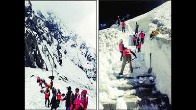 Ahead of Kedarnath yatra, a team of 125 people battles snow