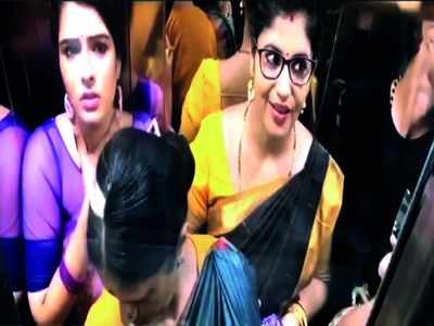 When the ladies of Seetha Vallabha got stuck in a lift