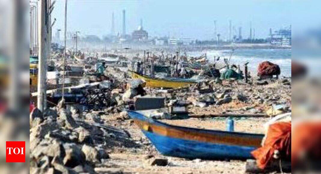 Close to Marina, Loop Road still a dump | Chennai News - Times of India