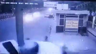 CCTV camera captures footage of gruesome accident in Delhi's Paschim Vihar