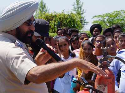 Aryans Group of Colleges conducts fire mock drill