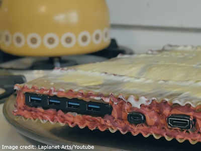 Developer builds a PC made out of pasta and old Asus hardware, here's what it looks like