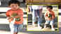 Taimur Ali Khan greets the shutterbugs with his beaming smile