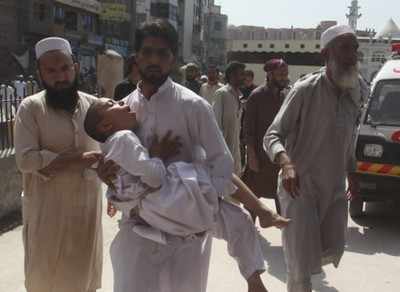 People set hospital afire in Peshawar