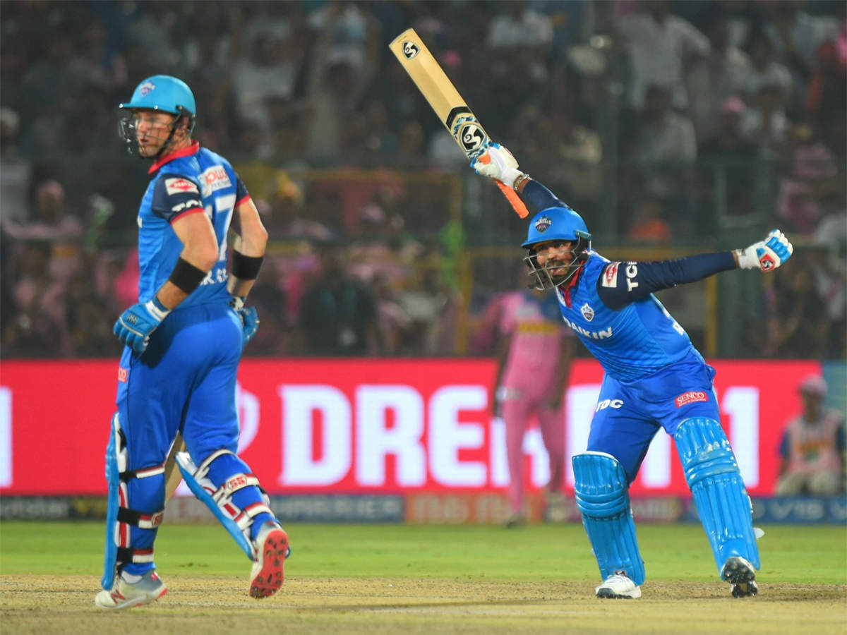 Rr Vs Dc Ipl 2019 Delhi Capitals Beat Rajasthan Royals By Six Wickets Go Top Of Ipl Points Table Cricket News Times Of India