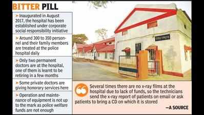 Lack of funds and staff crunch plague city police hospital set up under CSR