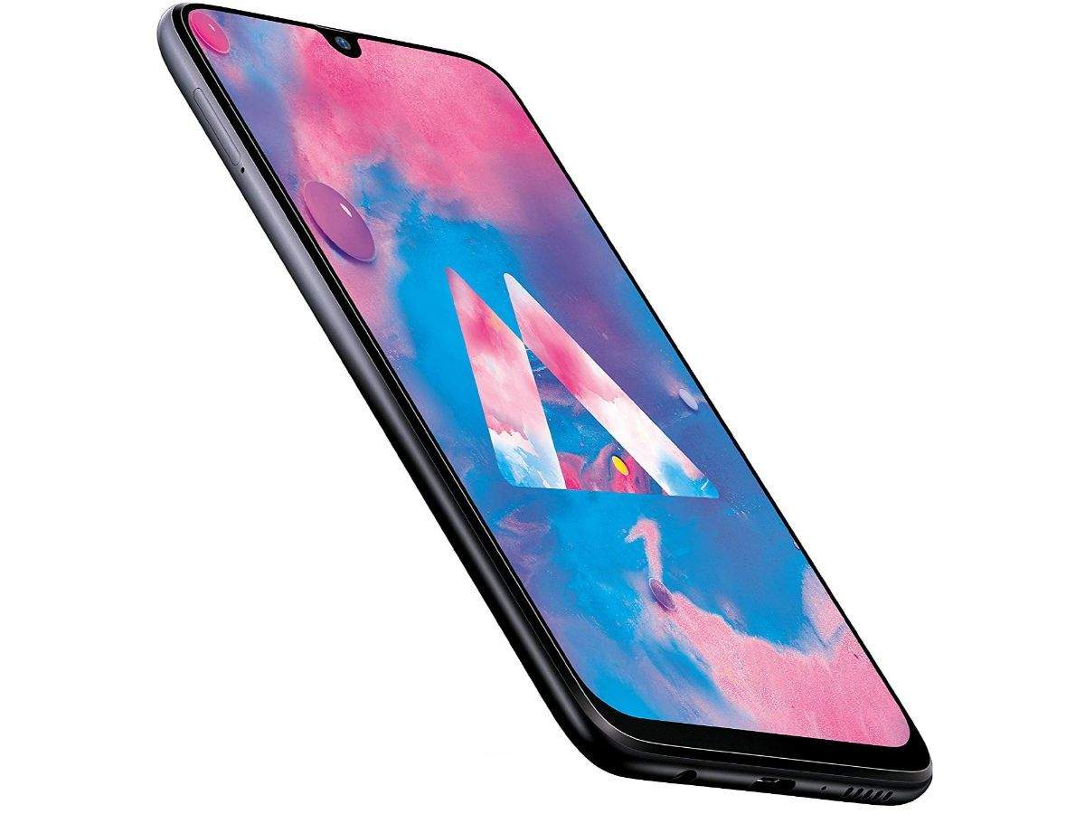 Samsung M30 Samsung Galaxy M30 With 6 4 Inch Screen And 5000mah Battery To Go On Sale Via Amazon Today Times Of India