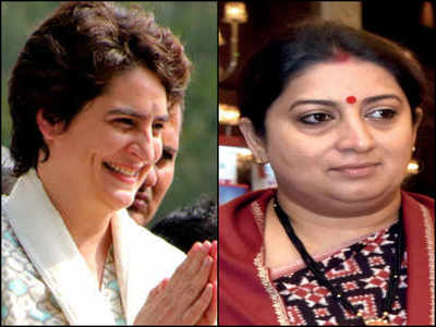 Smriti Irani vs Priyanka Gandhi: Fight over shoe distribution ...