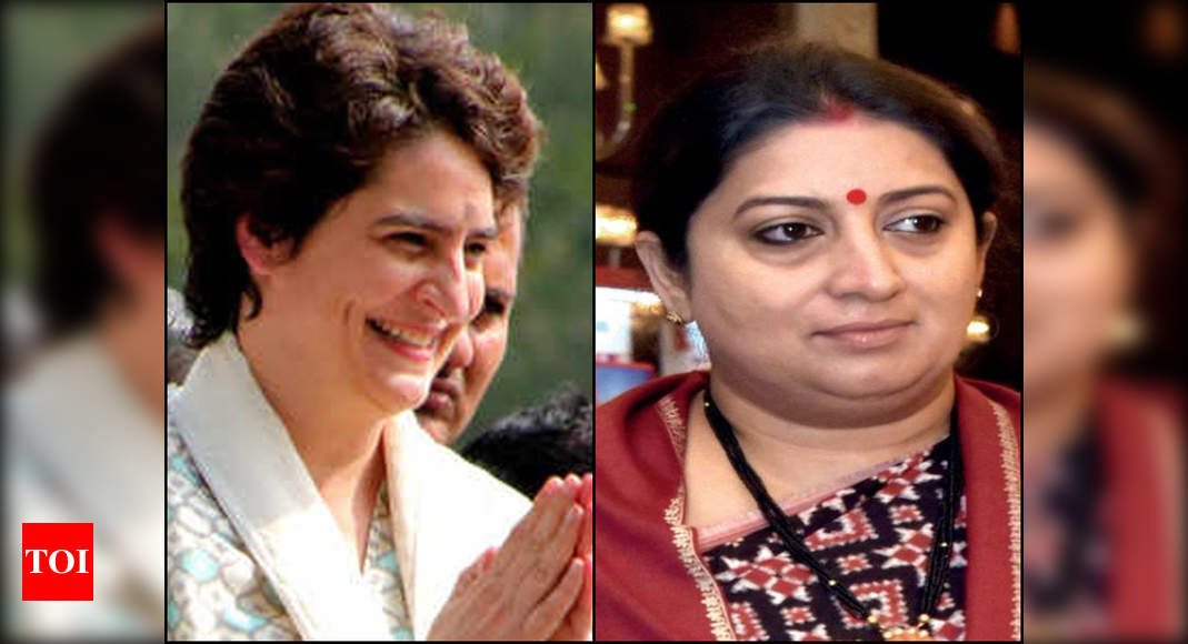 Smriti Irani vs Priyanka Gandhi: Fight over shoe distribution ...