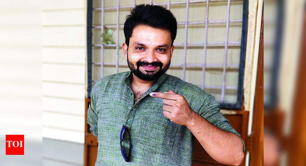 Nihal Rajput’s campaign for voting | Kannada Movie News - Times of India
