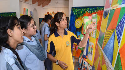 Srijan-Ek Prayas, an art exhibition at Maharaja Sawai Mansingh II Museum in Jaipur