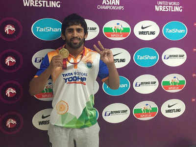 Bajrang Punia wins gold with come-from-behind victory