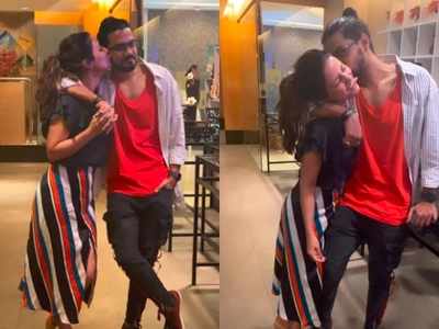 Hina Khan joins beau Rocky's family as they celebrate his sister's birthday; see pictures