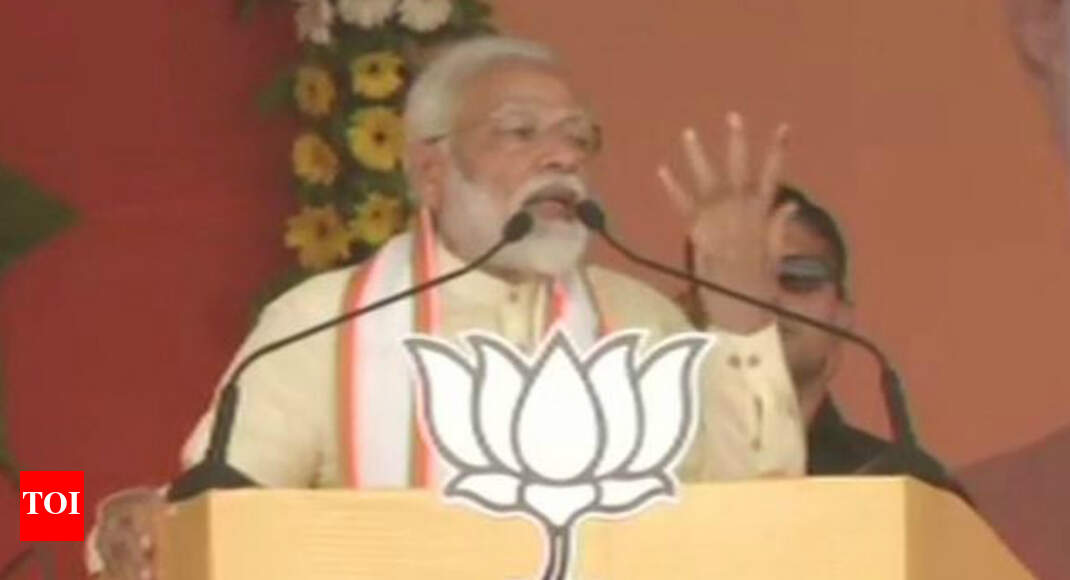 Opposition parties have no option but to accept defeat: PM Narendra Modi - Times of India
