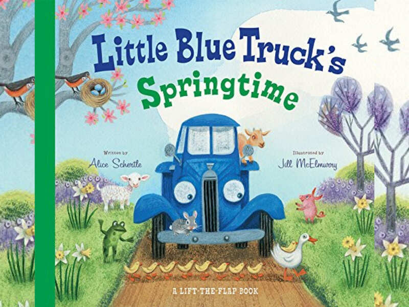 blue truck springtime blue truck springtime