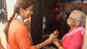 Actress Urmila Matondkar campaigns door to door in North Mumbai
