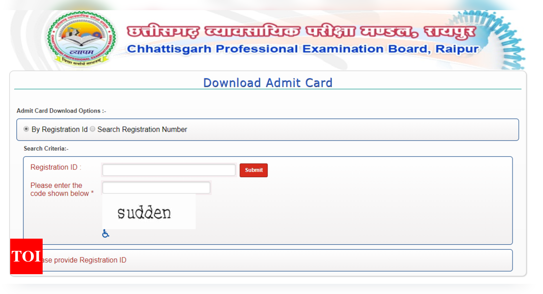 CG Pet Admit Card CG Vyapam PET Admit Card 2019 now available