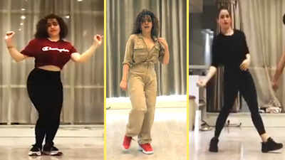 Watch: Sanya Malhotra sets internet on fire with her dance videos