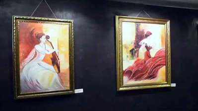 A painting exhibition with a cause held in Lucknow