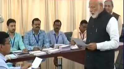 2019 Lok Sabha elections: PM Modi files nomination papers in Varanasi