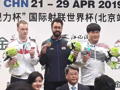 Shooting World Cup: Abhishek Verma secures Olympic quota place with gold in maiden final