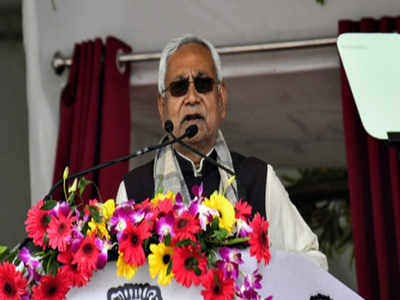 CM Nitish Kumar flays RJD, seeks votes for BJP’s Giriraj Singh second time in a week