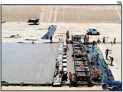 IGNP expanding capacity to hold surplus water flowing to Pakistan ...