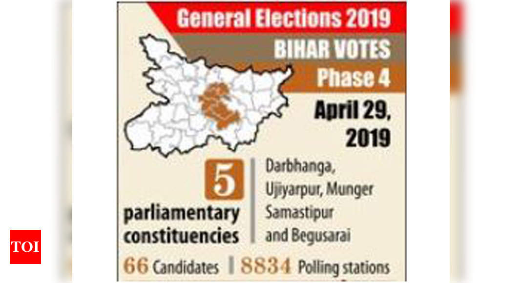 Five Lok Sabha Seats In Bihar Go To Polls In Phase IV - Times Of India