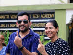 Bollywood celebrities voting pictures