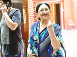 Bollywood celebrities voting pictures