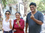 Bollywood celebrities voting pictures