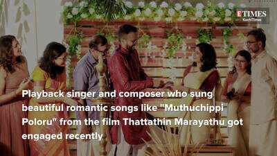 Sachin Warrier gets engaged