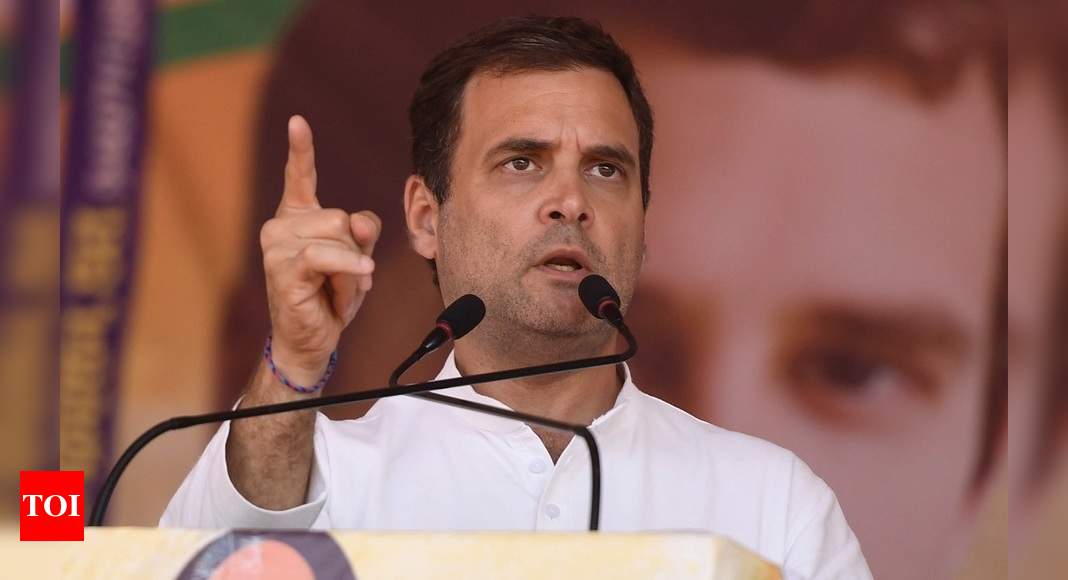 Rahul Gandhi: Congress Seethes At MHA Notice On Rahul Gandhi’s ...