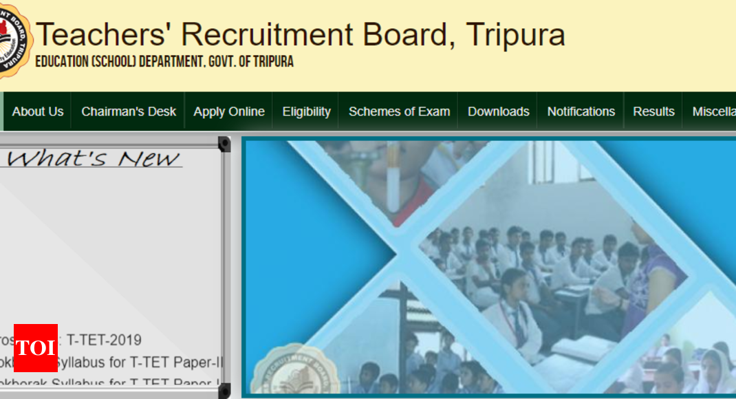 t-tet online apply TET process for I 2019 starts Paper application Tripura