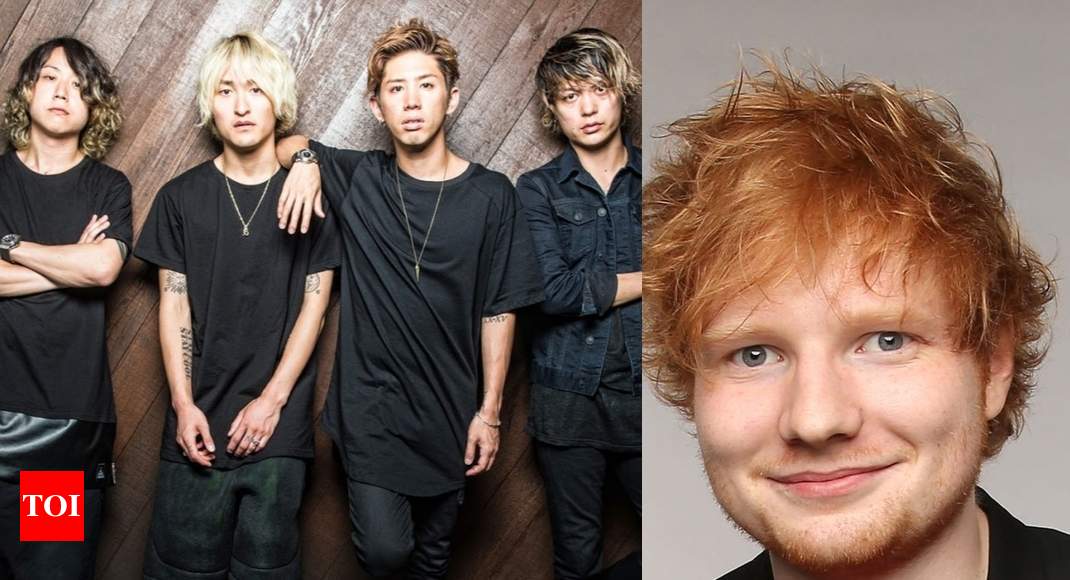 Ed Sheeran and Japanese rockers One Ok Rock hit studio | English Movie News  - Times of India