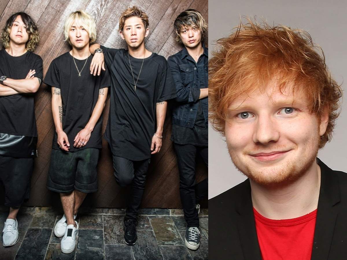 Ed Sheeran And Japanese Rockers One Ok Rock Hit Studio English Movie News Times Of India