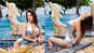 Sunny Leone looks sizzling hot in this silver monokini