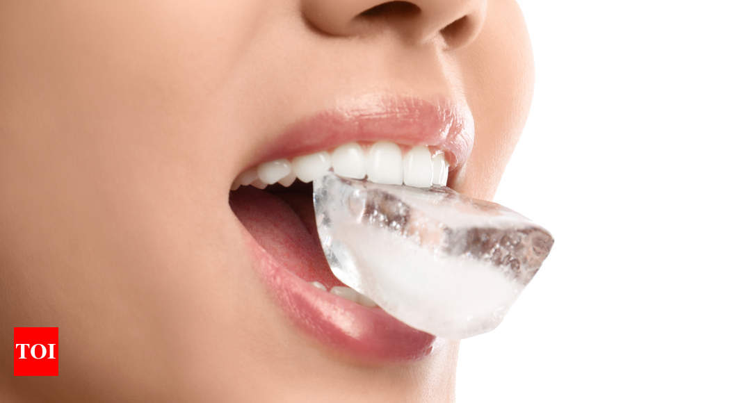 What Are the Benefits of Chewing Ice Cubes?