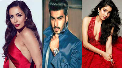 Malaika Arora and Janhvi Kapoor cheer for trailer of Arjun Kapoor's ...