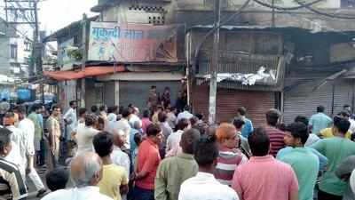 Short circuit sparks blaze in Ghantaghar, 2 shops wrecked