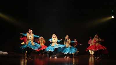 Students perform cultural dance on World Dance Day