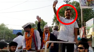 Delhi CM Arvind Kejriwal slapped during roadshow on May 4