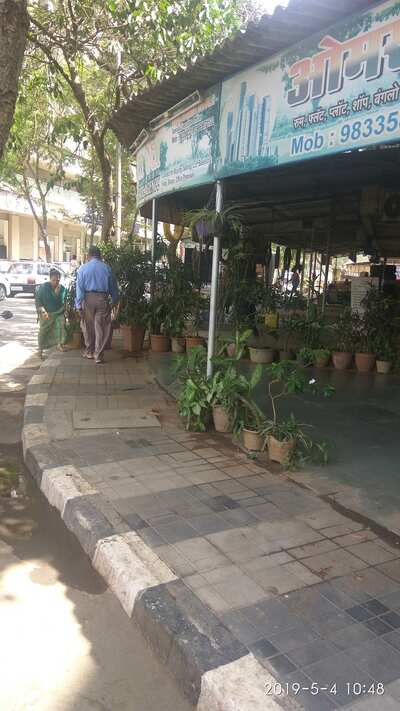 Footpath encroached - Times of India