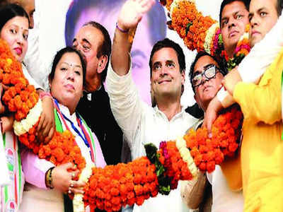 At Gurugram rally, Rahul Gandhi promises ease of business