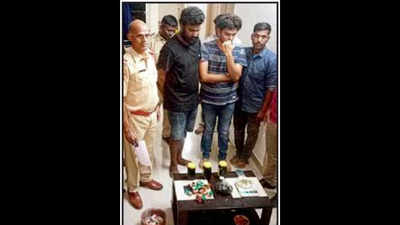 Hyderabad: Techie and youth arrested, ganja oil worth Rs 7.8 lakh seized
