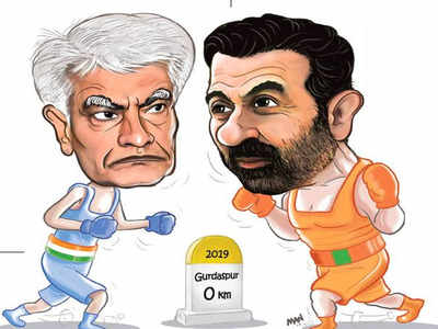 Sunil Jakhar vs Sunny Deol: It's political prowess against star power -  Times of India