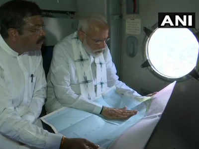 PM conducts aerial survey of cyclone-ravaged areas in Odisha