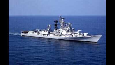 End of an era: INS Ranjit sails into sunset at Visakhapatnam naval ...