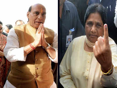 Rajnath Singh and Mayawati play advocates of democracy