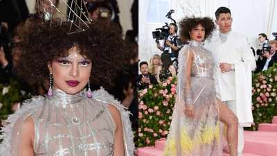 Priyanka Chopra and Nick Jonas Wore Sparkling Dior to 2019 Met Gala